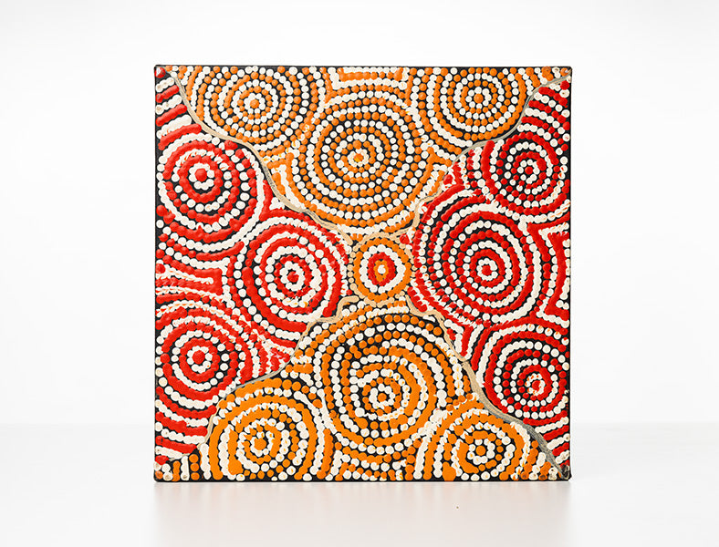 Maggie Napangardi Williams - Janmarda Jukurrpa (Bush Onion Dreaming)