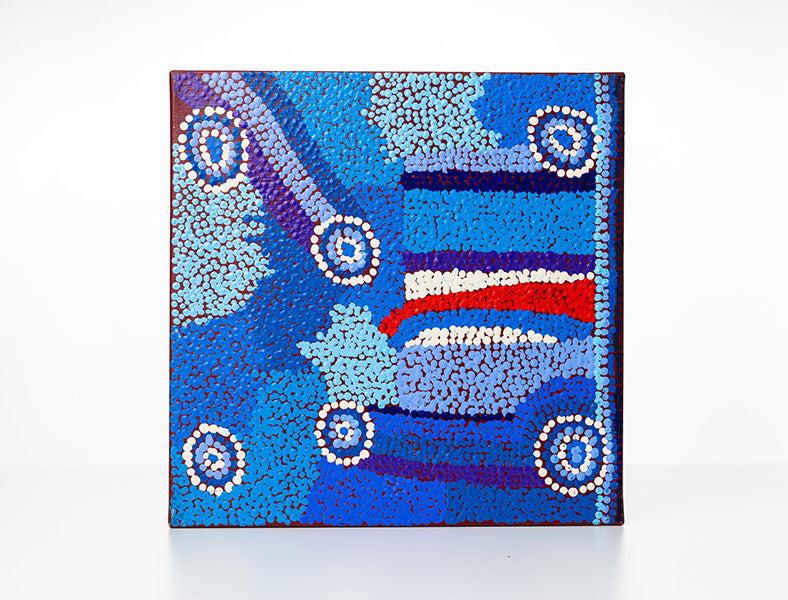 Margaret Napangardi Lewis - Mina Mina Jukurrpa (Mina Mina Dreaming)