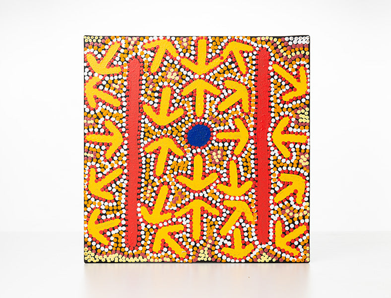 Jeffrey Jangala Gallagher - Yankirri Jukurrpa (Emu Dreaming) - Ngarlikirlangu