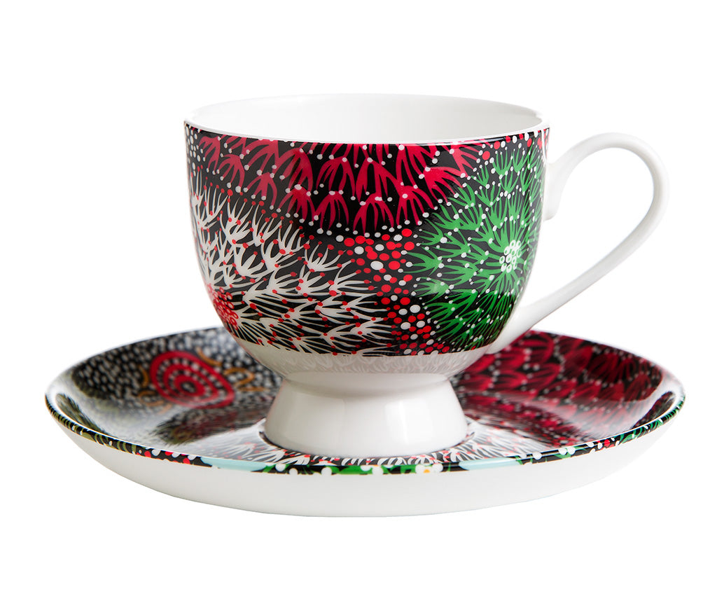 Coral Hayes Tea Cup & Saucer